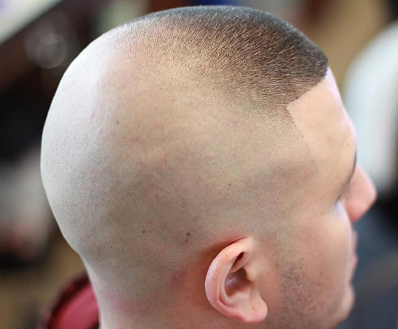 haircut for a balding man
